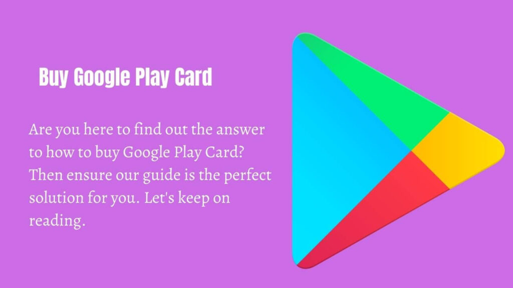 Buy Google Play Card